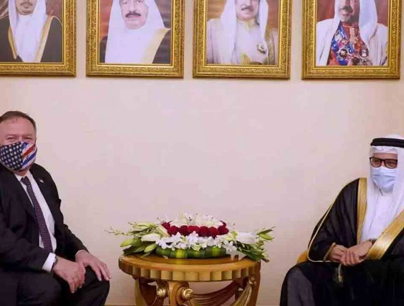 البحرين تؤكد لبومبيو ضرورة قيام دولة فلسطينية لتحقيق السلام