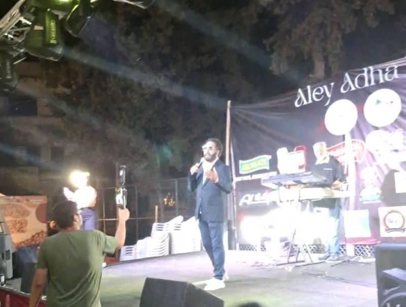 نجم ارب ايدول الفنان وائل قباني يحيي مهرجان aley adha festival في عاليه.....