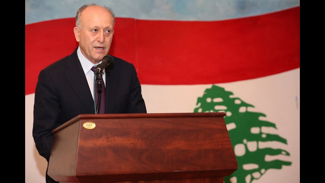 كلمة اللواء أشرف ريفي في "اللقاء السيادي"، بالبيت المركزي لـ"حزب الوطنيين الأحرار"، وقد مثّله الدكتور عبد المجيد عواض والعميد المتقاعد إميل أبو ناضر.