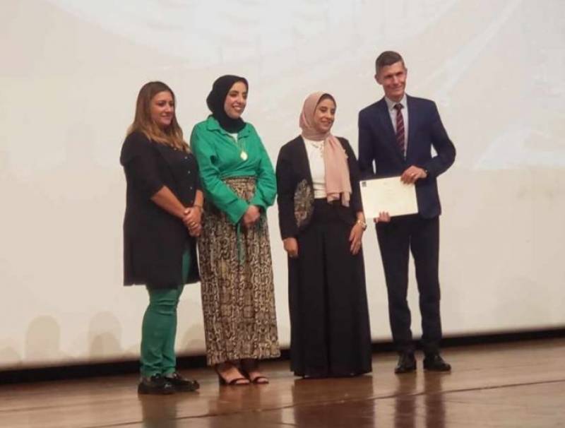 مكتبة الاسكندرية تكرّم الدكتور محمود شعبان والاستاذة آية محمود شعبان 