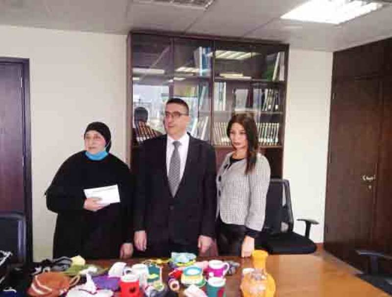 حجار استقبل رئيسة المنتدى العالمي للأديان: سنؤسس صندوق دعم دائم للحرفيين