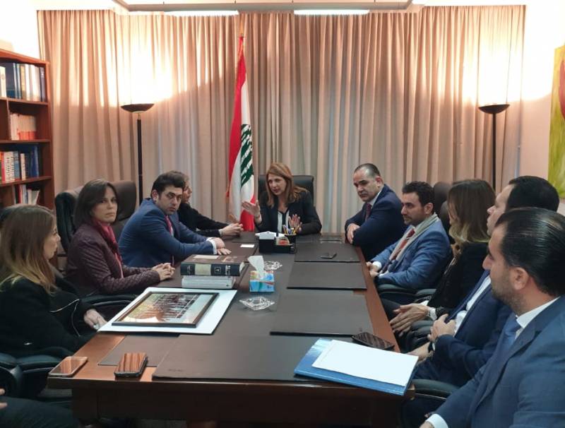 نجم بحثت مع وفد نادي القضاة سبل تكريس استقلالية القضاء