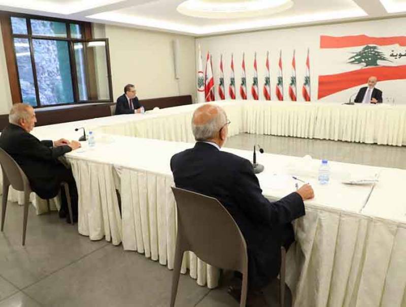 جعجع استقبله وطعمة موفدين من جنبلاط شهيب :بالتواصل والتلاقي والتواضع يمكننا الوصول الى حل يحمي الشعب اللبناني