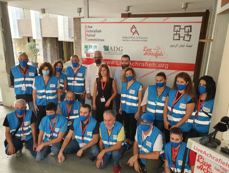 جمعية عيش الاشرفية اطلقت موقعا الكترونيا لمساعدة المتضررين ومتابعة الملفات