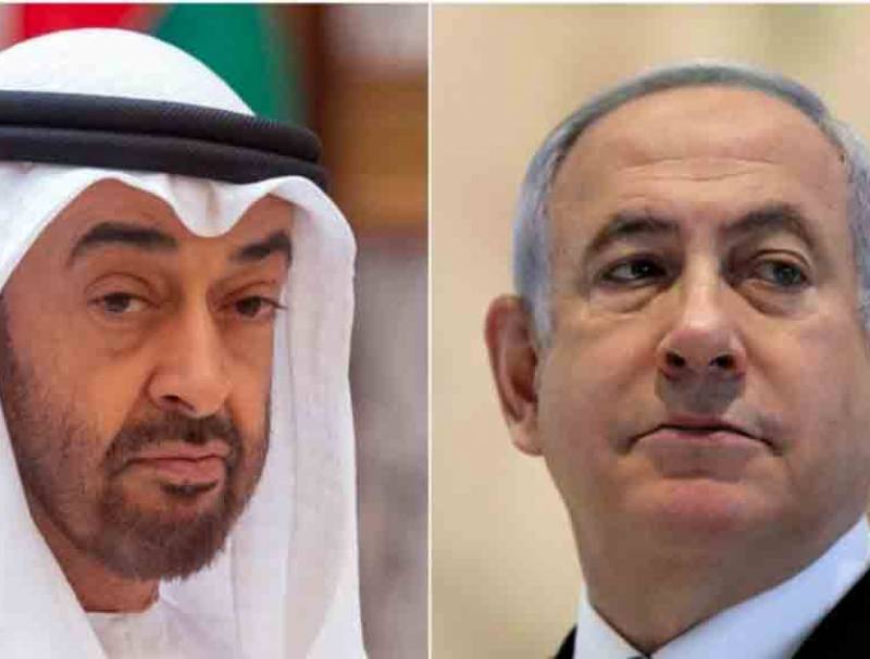 ولي عهد أبوظبي ونتنياهو بحثا في تعزيز العلاقات في اول اتصال منذ اتفاق السلام