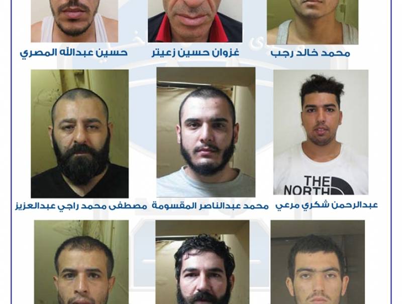 قوى الامن تعمم صور الفارين وأسماءهم