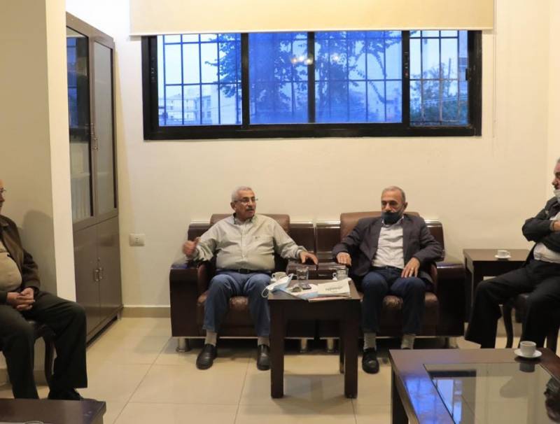 أسامة سعد استقبل وفدا من الديمقراطي الشعبي