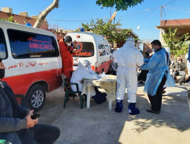 مستشفى الهمشري أجرى فحوص PCR في التجمعات الفلسطينية