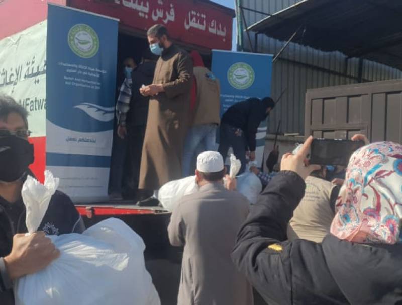 هيئة الاغاثة في دار الفتوى توزع حصصا غذائية على محتاجي طرابلس بتوجيه من دريان
