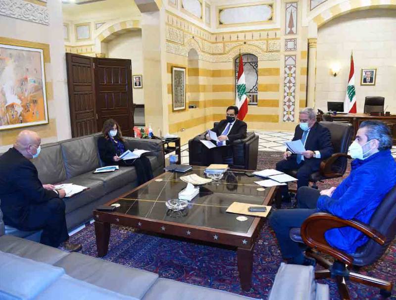 دياب بحث مع كومار جاه في مساعدات البنك الدولي للبنان