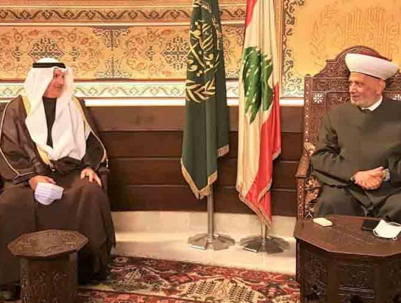 القناعي أكد من دار الفتوى حرص بلاده على دعم المجتمع اللبناني وتقديم المساعدات له