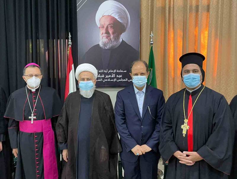 المطران مراد قدم التعازي بوفاة الإمام الراحل الشيح عبدالأمير قبلان بإسم البطريرك يوسف يونان