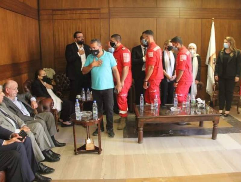 اللجنة الأسقفية للحوار المسيحي- الإسلامي وشبيبة كاريتاس لبنان قدموا التعازي بوفاة النقيب بسام الداية في نقابة المحامين- طرابلس